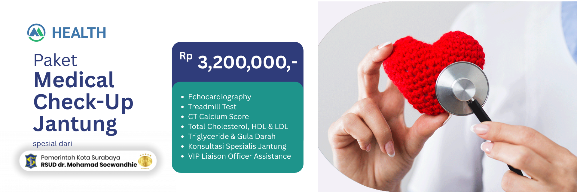 Paket MCU Jantung by RSUD Soewandhie