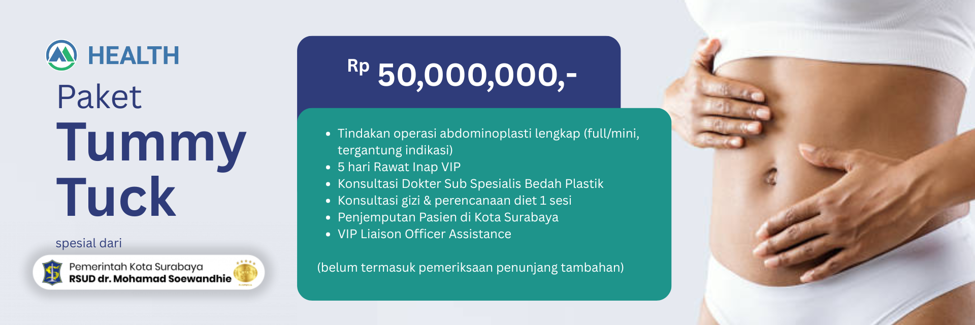 Paket Tummy Tuck by RSUD Soewandhie